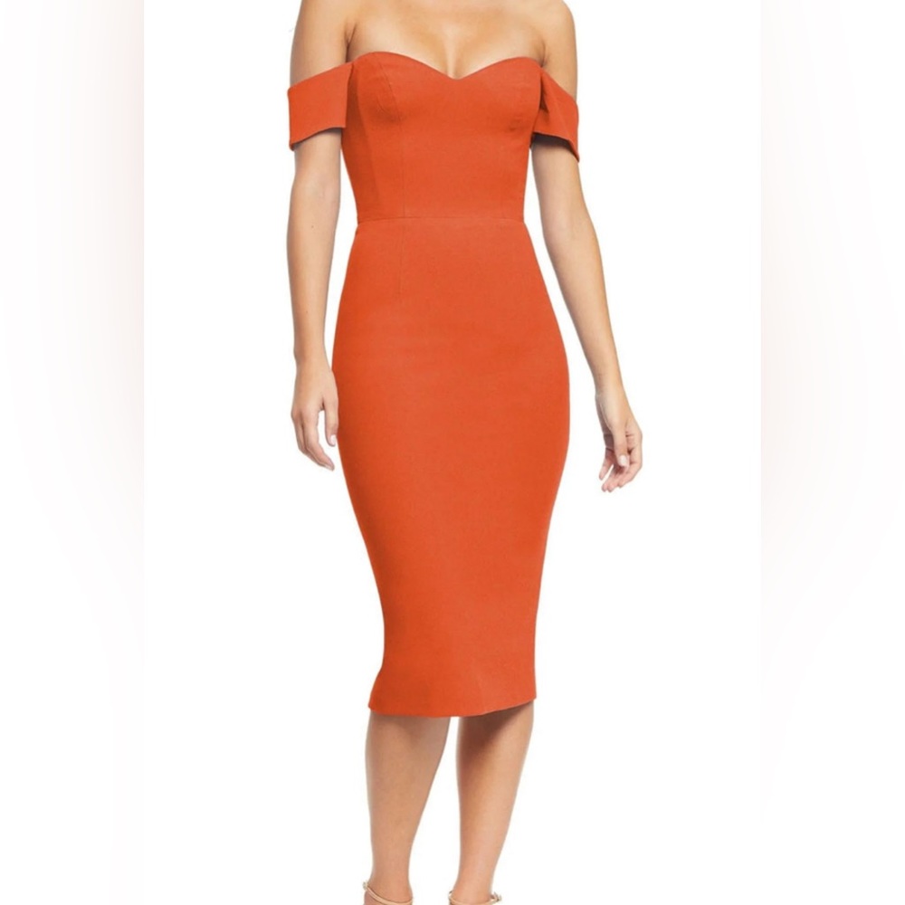 Dress the Population Bailey Sweetheart Midi Sheath Dress XXS